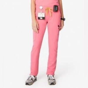NWT FIGS YOLA PANT | NEON PINK | LARGE TALL